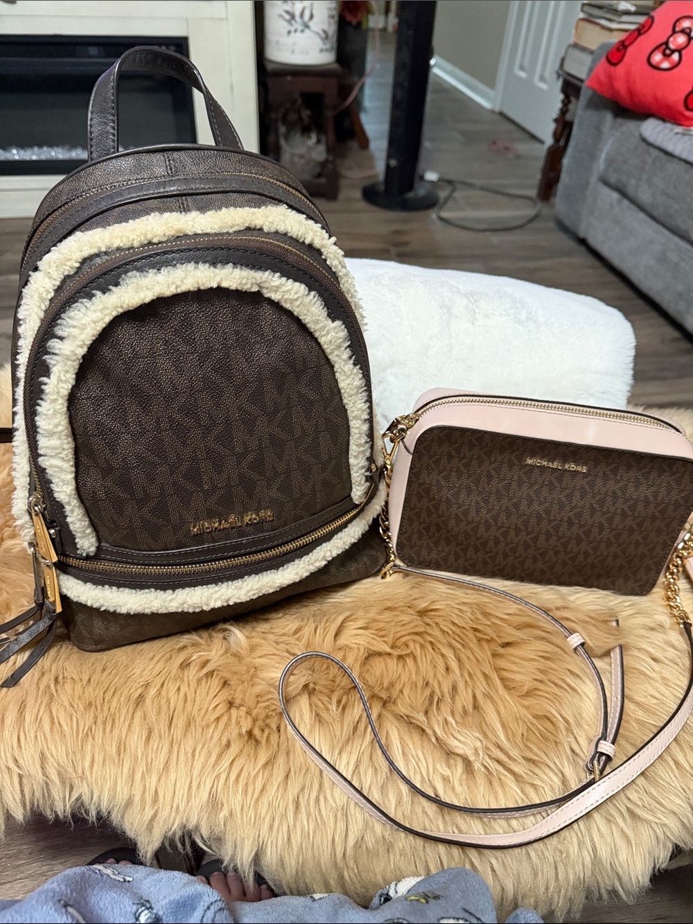 Michael Kors Backpack and Purse